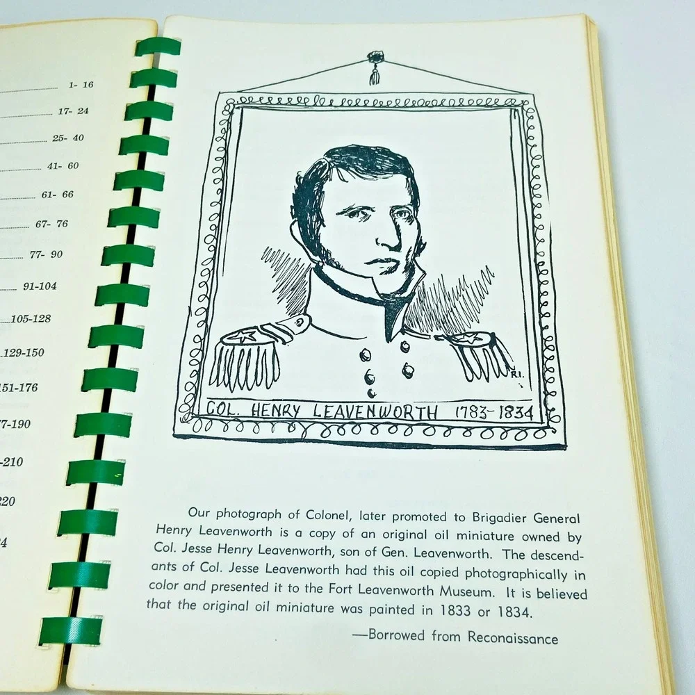 Fort‎ Ft. Leavenworth Kansas KS Vintage 1967 Officer's Wives' Club Cookbook Cook